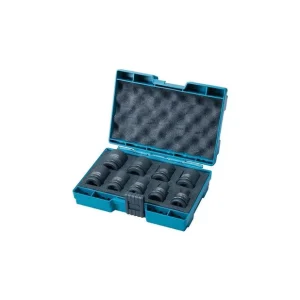 Ieftin Titan Shop |Set 9 chei tubulare impact, 8-21 mm, 1/2 inch Makita B-66232