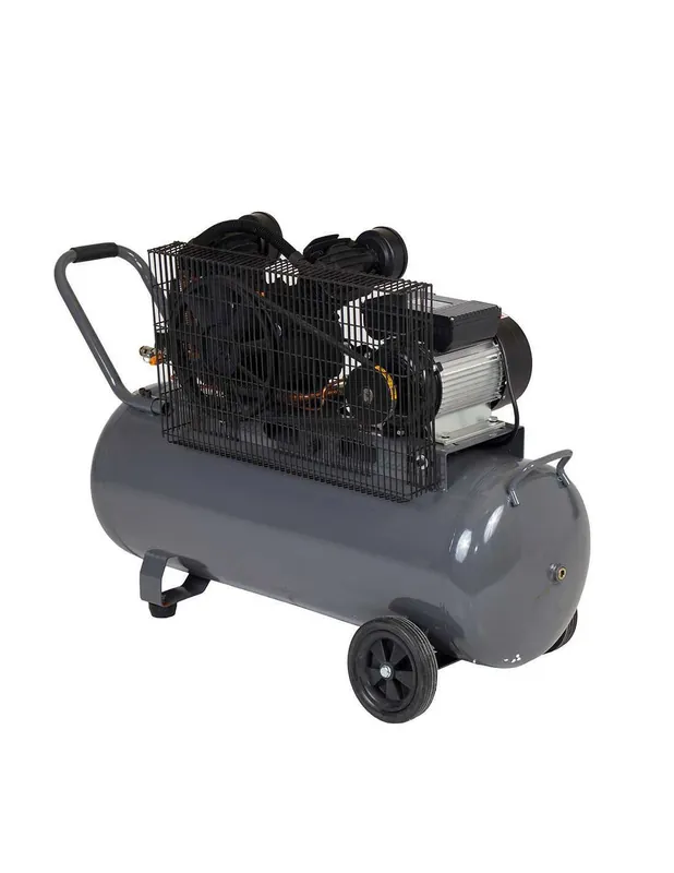 Ultima șansă Titan Shop |Compresor aer, 100L, 8bar, 324L/min, monofazat, angrenare curea Stager HMV0.25/100