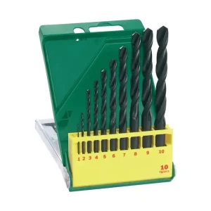 Ofertă limitată Titan Shop |Set 10 burghie metal HSSR