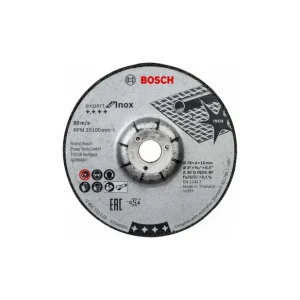 Cumpărături sigure Titan Shop |Bosch Set 2 discuri slefuire Expert Inox, 76x4x10mm pentru GWS 12V-76