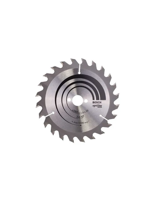 Chilipir Titan Shop |Panza de fierastrau circular Optiline Wood 160x20/16x1,8mm, 24