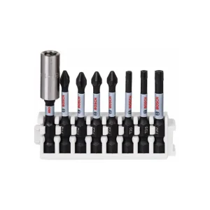 Titan Shop |Set 8 biti impact Power 50mm cu suport standard PH2, PZ2, T20, T25, T30 Preț promoțional