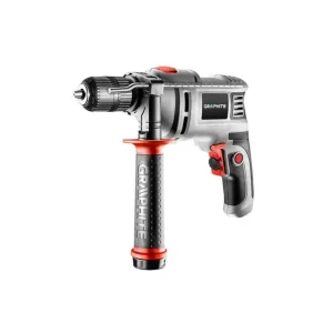 Titan Shop |Masina de gaurit cu percutie 650 W mandrina fara cheie 13 mm, Graphite, 58G736 Livrare rapidă