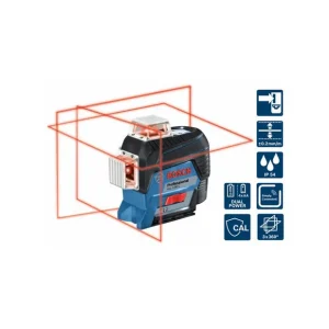Titan Shop |Nivela laser cu linii, 30m, receptor 120m, precizie 0.2mm/m Bosch GLL3-80 C Super ofertă