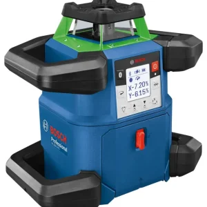 Cel mai bun preț Titan Shop |Nivela laser rotativa cu laser VERDE (650 m) + Receptor si telecomanda + BT 170 Trepied + GR 500 Rigla Bosch GRL 650