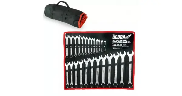 25 buc Cheie combinata CrV set 6-28, 30, 32 mm Promoție