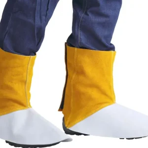 Ofertă de sezon Gusturi Strend Pro Industrial, pentru sudare, maneci, piele, 15 cm, pereche 2 buc.