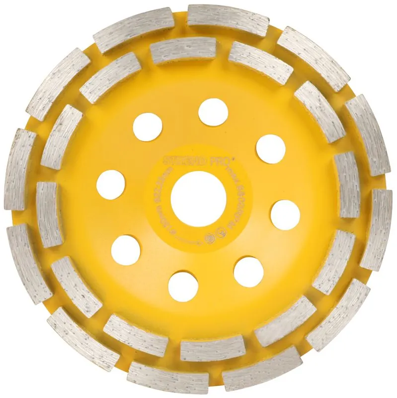 Wheel Strend Pro CGW11, 150 mm, 2 rânduriCup, șlefuit, diamant, pentru beton, dublu rând Retur ușor