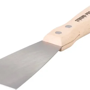 Chilipir Spatula Strend Pro Premium S295, 060x1,2 mm, otel inoxidabil/otel inoxidabil, maner din fag