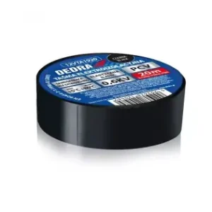 Banda izolatoare electrica PCV neagra 19mmx20m Discount