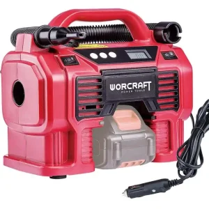 Compresor Warcraft CAC-S20LiA, 20V, 160 Psi, 11 bar, lumină LED, priză auto Reducere