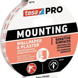 tesa® Mounting PRO bandă, montare, pentru tapet și ipsos, adeziv, 19 mm, L-5 m Ofertă