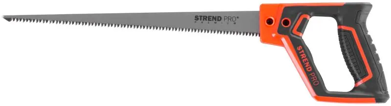 Disponibil imediat Ferăstrău Strend Pro Premium, 300 mm, ferăstrău pentru tăiere, busolă, mâner TPR
