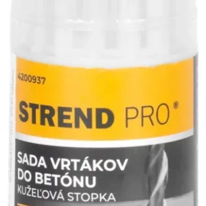 Set de burghie Strend Pro, pentru beton, tijă cilindrică, 13,3x5,4x5,4 cm, ambalaj. 11 buc Ofertă specială