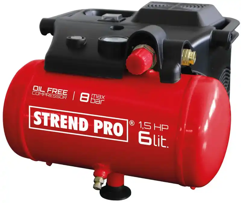 Compresor Strend Pro BOF1506, fără ulei, 1,1 kW, 6 lit. Discount