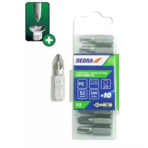 Capete de Surubelnita Pozidriv PZ1x25mm, 10buc cutie din plastic. Cumpărături sigure