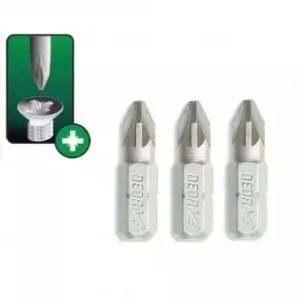 Capete de Surubelnita Pozidriv PZ2x25mm, 3buc blister Preferatul clienților