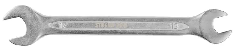 Preferatul clienților Wrench Strend Pro 3113 13x17 mm, cu capăt deschis, cu două fețe, Cr-V
