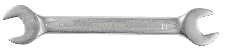 Wrench Strend Pro 3113 18x19 mm, cu capăt deschis, cu două fețe, Cr-V Preț redus