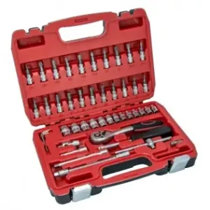 Ofertă limitată Trusa chei tubulare HILLEN & MOHR profesional CrV 46 buc - 17K046 Dedra