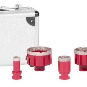 Plată securizată Set freze Strend Pro Premium, DCB11S5, 20-35-45-55-72 mm, M14, diamant, coroane, profesional