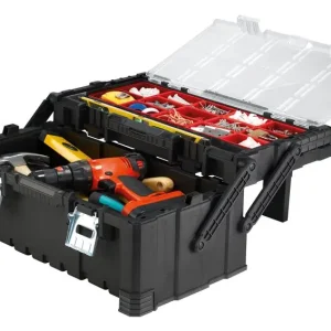 Reducere de preț Box Keter® Cantilever Tool Box 22, 56x31x24 cm, pentru scule