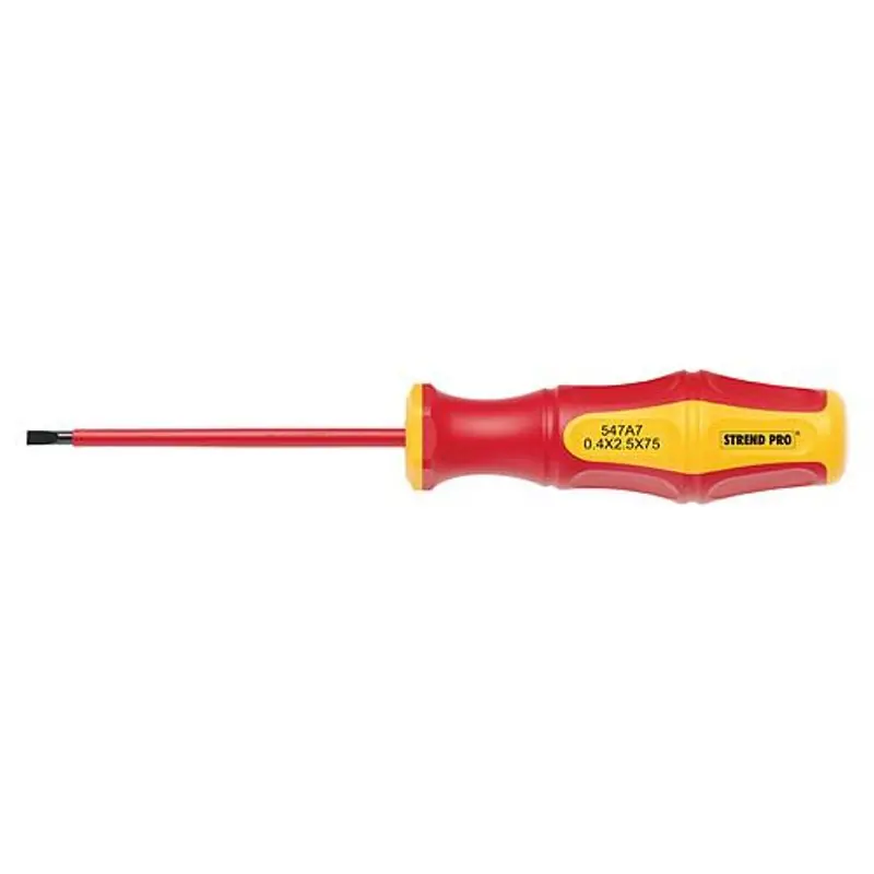 Șurubelniță Strend Pro CX547A, VDE 1,0x5,5x125 mm, plată, electrician Ieftin