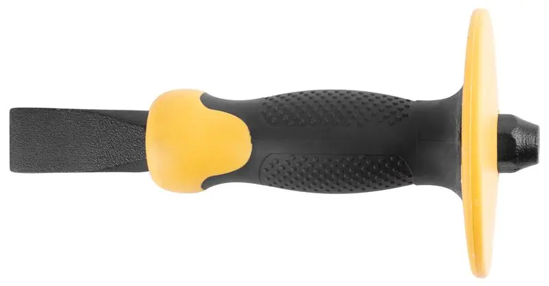 Chisel Strend Pro Premium CXD-602, 300 mm, plat, cu maner si protectie din PVC Plată securizată