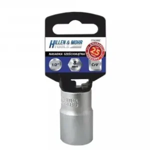 Preț redus Cheie tubulara 6 puncte 1/2 " 18 mm cu agatator de plastic