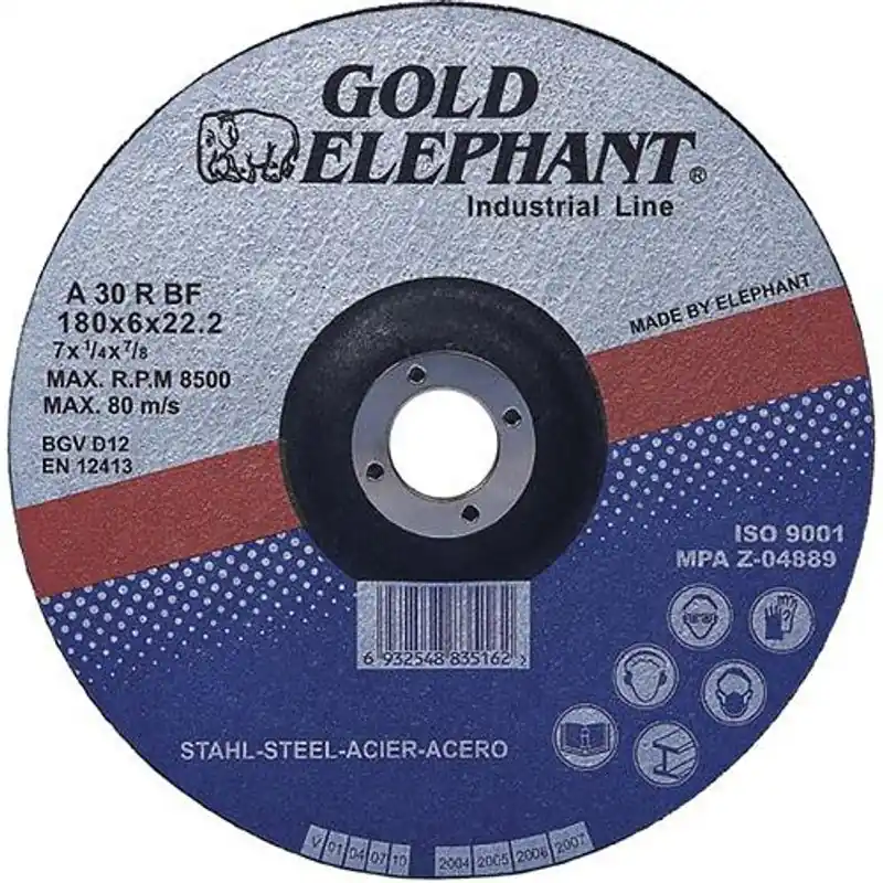 Disc Gold Elephant Blue 41A 115x1,0x22,2 mm, tăiere metal A30TBF Disponibil imediat