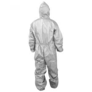 Preț redus Combinezon XL polipropilena impermeabil alb/negru