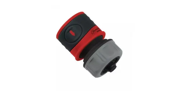 Reducere extra Cuplaj rapid furtun irigat gradina / gazon 1/2" Dedra Garden STOP SOFT