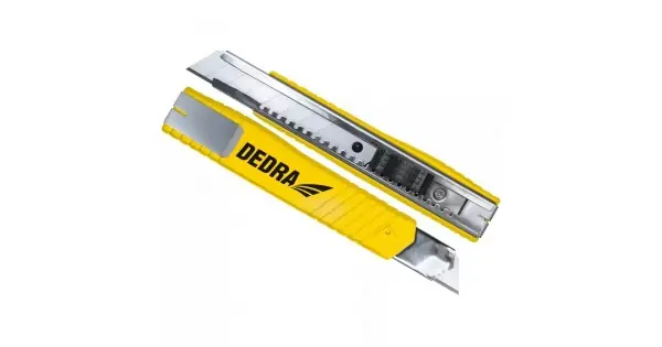 Plată sigură Cutter din metal cu lama demontabila 18mm Dedra