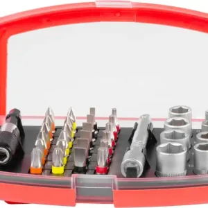 Ofertă Set de biți Strend Pro EVE-12091 • 34 bucăți, L-25 mm, S2, CrV