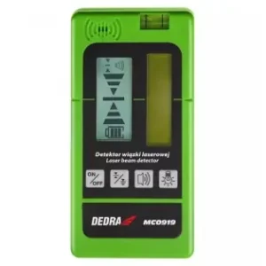Expediere rapidă Detector raze nivela laser 50m, verde si rosu, cu display iluminat Dedra MC0919