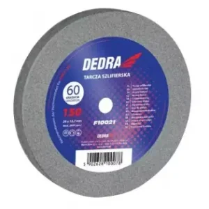 Preț redus Disc de polizat pentru polizor de banc 150x20x12.7mm, granulatie 60 Dedra