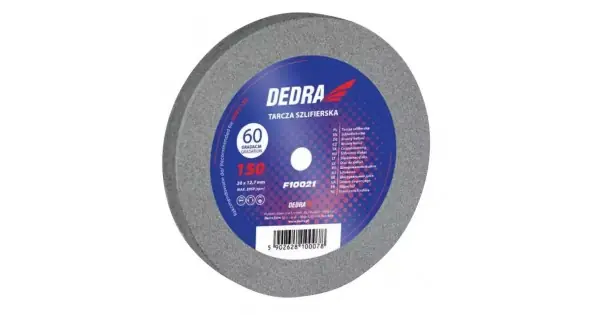Preț redus Disc de polizat pentru polizor de banc 150x20x12.7mm, granulatie 60 Dedra