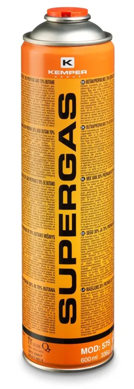 Cartuș KEMPER 575, 600 ml, 330 g, SUPERGAS, propan-butan, filet standard Plată securizată