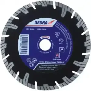 Premium Disc Diamantat cu segmente TURBO-T pentru beton 300mm/25,4mm Dedra