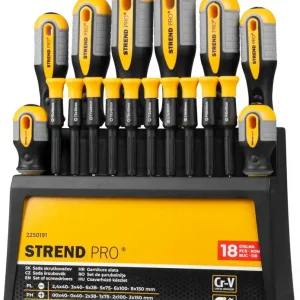 Set de șurubelnițe Strend Pro SDX72-118, 18 bucăți, Torx + plat + Phillips Reduceri