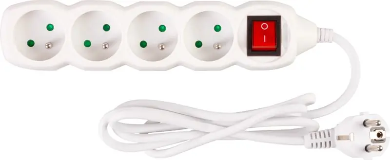 Cablu DG-F804BK 01,50 m, extensie, 4 prize + comutator Reduceri