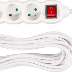 Ofertă Cablu DG-F803BK 07,00 m, extensie, 3 prize + comutator