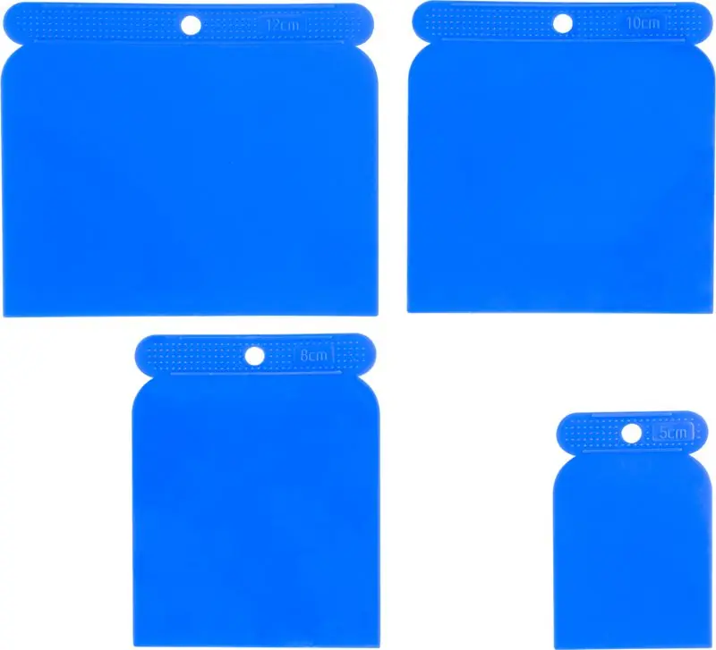 Strend Pro SS080 set de raclete din 4 piese, plastic, 50-80-100-120 mm Popular