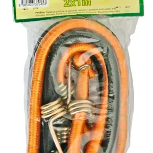 Cauciuc de prindere Strend Pro LB342, 8 mm, 2x 100 cm, cu cârlige din oțel Super ofertă