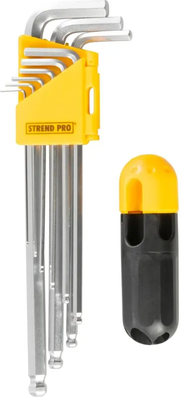 Set de chei Strend Pro HK7007, 9 bucăți, Hex, Cr-V, soclu, soclu hexagonal cu bilă Livrare expres