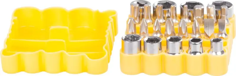 Preț redus Set bit și cap Strend Pro YF40024, 27 bucăți, Cr-V