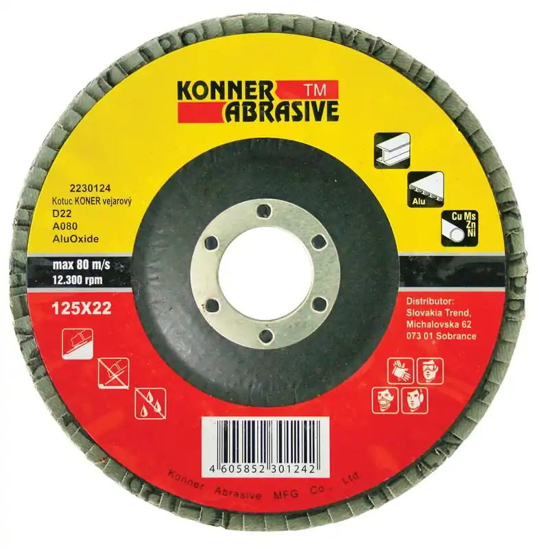 Cumpără acum KONNER D22 disc 150x22 mm, A040, AluOxide, ventilator, lamelar