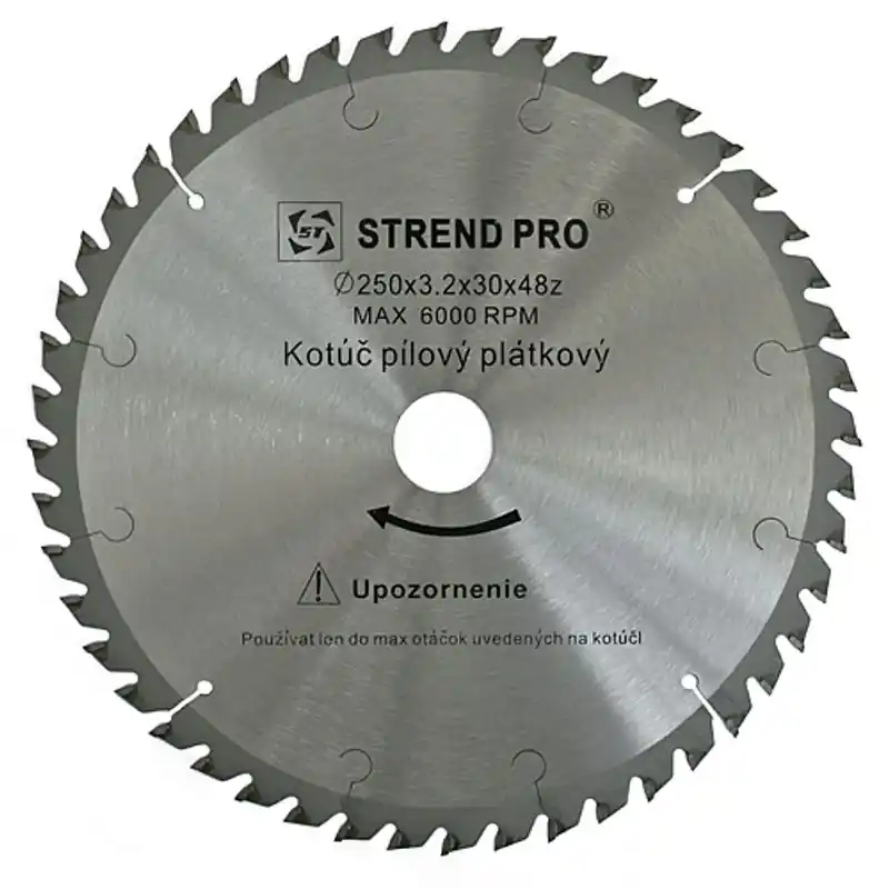 Calitate înaltă Disc Strend Pro SuperSaw NWZ 250x3,2x30 48T, pentru lemn, ferăstrău, felii SK
