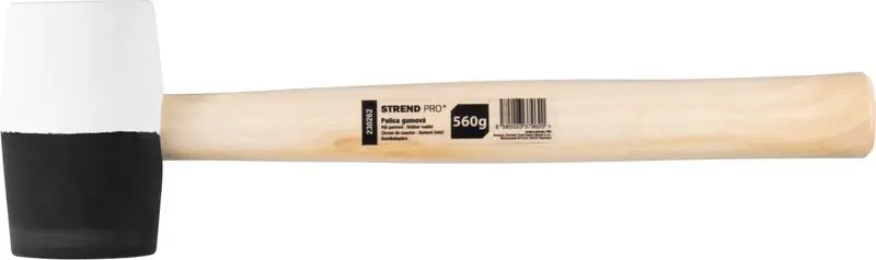 Hammer Strend Pro HM232 560 g, cauciuc, BlackWhiteHead, mâner din lemn Cel mai bun preț