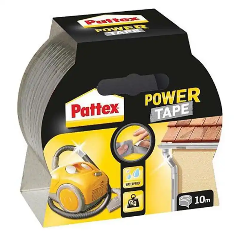 Disponibil imediat Pattex® Power Tape, adeziv, 50 mm, L-10 m, argintiu